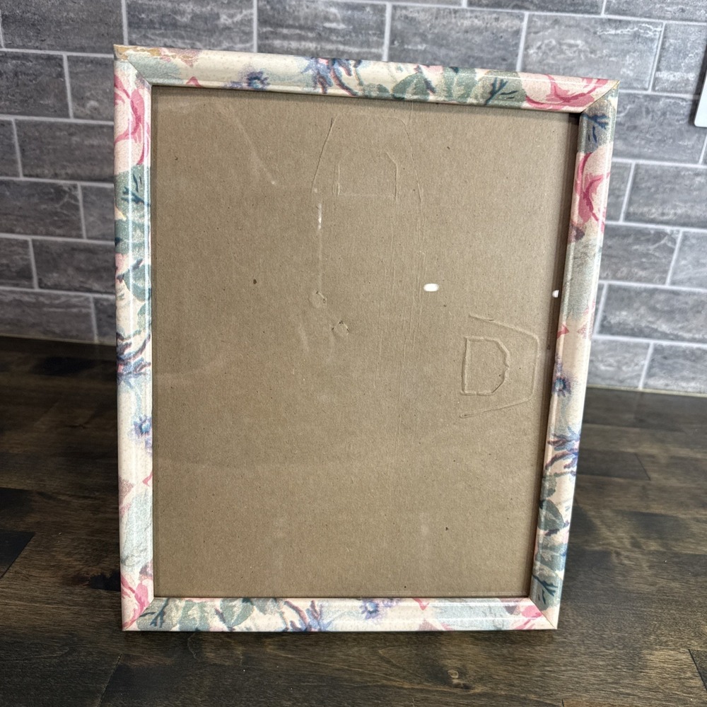 Vintage 90's Floral Picture Frame 8x10